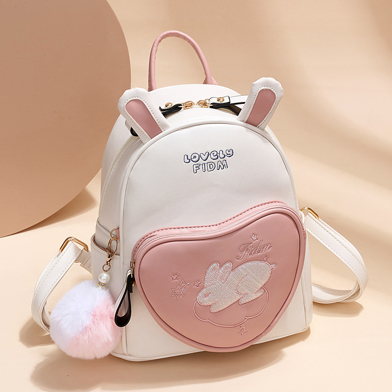 2023 new backpack Women's Mini cute rabbit Bag Girl backpack