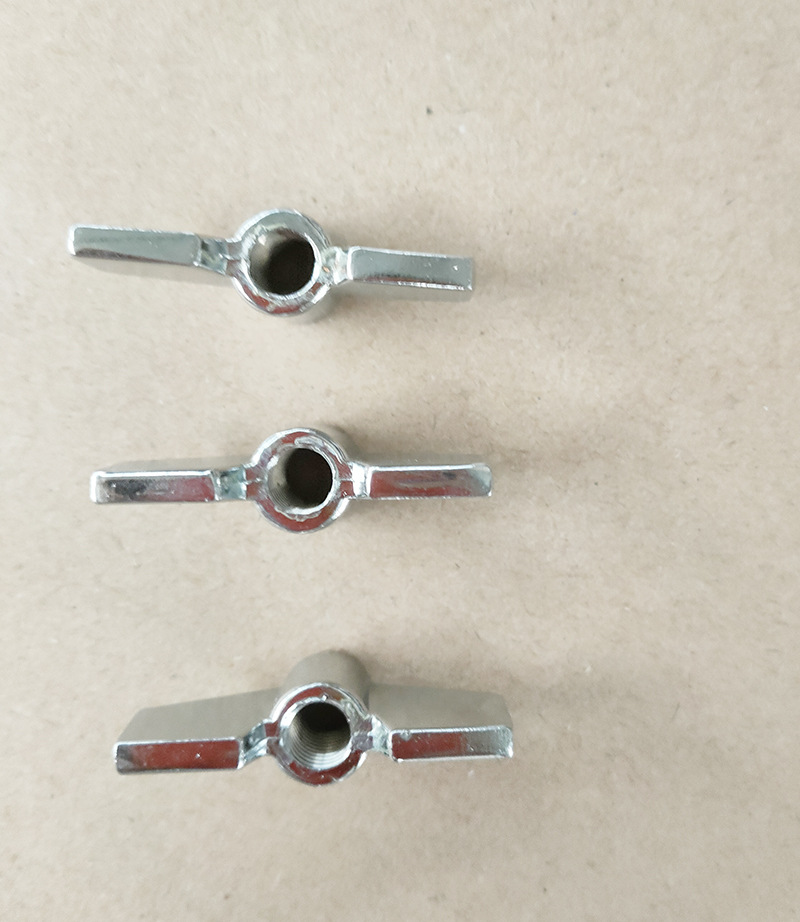 Rack drum accessories hanging rack nut butterfly female bracket screw pipe hoop nut aluminum alloy hand button