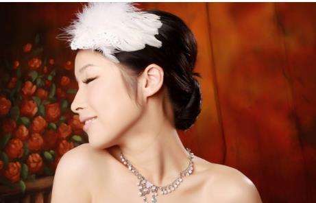 Clearance headdress flower bridal stage feather headdress hair accessories bridal accessories bridal crown accessories wholesale studio supplies