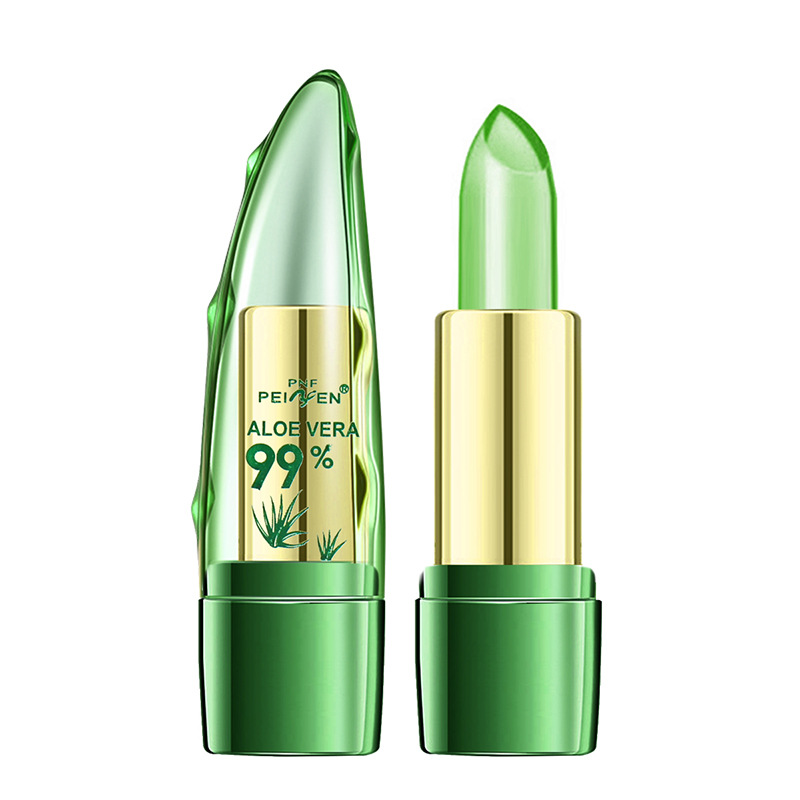 Penifen aloe vera gel lipstick color jelly lipstick moisturizing lip balm OPP bag factory direct sale