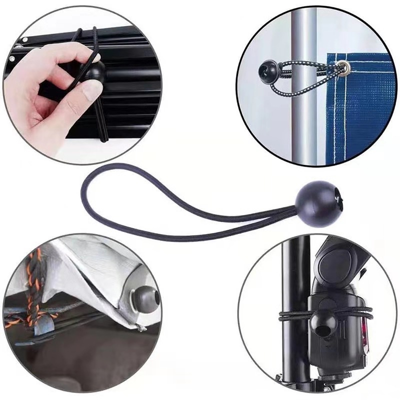 Spot supply elastic ball with marbles Elastic luggage rope with tent fixed rope elastic rope ball binding rope ball