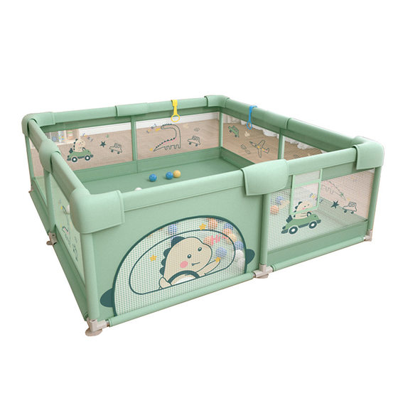 Qiaole Bear Baby Play Fence Protective Fence Indoor Household Baby's Floor Mesh Fence Children's Crawling Mat