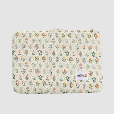 Korean ins style high beauty value small flower cute laptop bag 11 inch inner bag 14 inch flat bag women