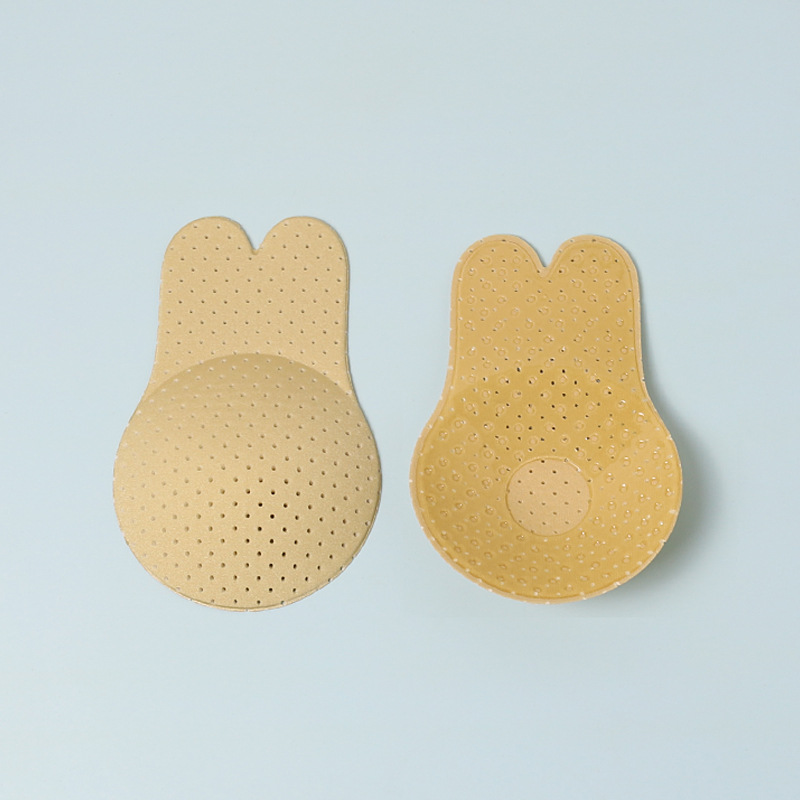 Cross-border rabbit ears chest lifting stickers lace-up large chest anti-sagging breast lifting stickers women's wedding photography invisible push-up bra