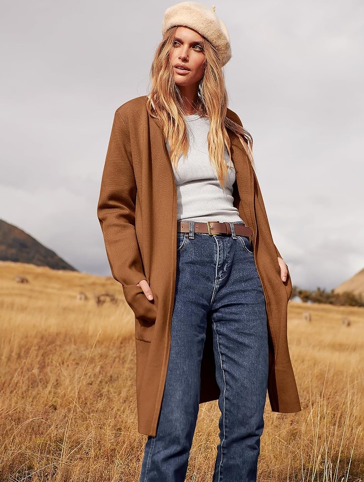 2023 Amazon independent station autumn and winter new women's clothing European and American cross-border popular comfortable casual lapel coat for women