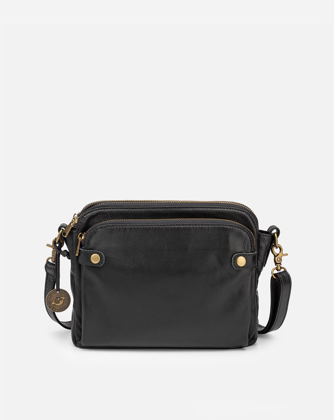 European and American Retro Three-layer Leather Crossbody Bag Cross-border Amazon Hot Selling PU Three-layer Leather Bag