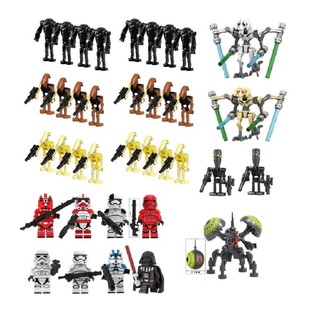 Boys' puzzle variety of Star Wars battle robot soldiers children's assembled building blocks figurine toys