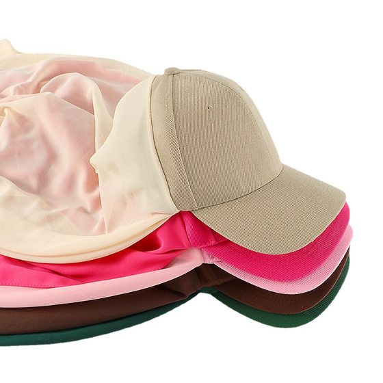 Cross-border solid color Pearl scarf plus cotton baseball cap one 2-piece hat women's new fashion set headscarf
