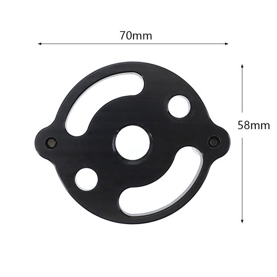 Woodworking straight hole drilling locator wood splicing round wood tenon center drilling locator DIY drilling tool