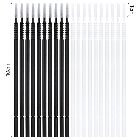 Wholesale grafting false eyelash cleaning cotton swab disposable thread strip removal cotton swab eyelash tattoo beauty makeup tool