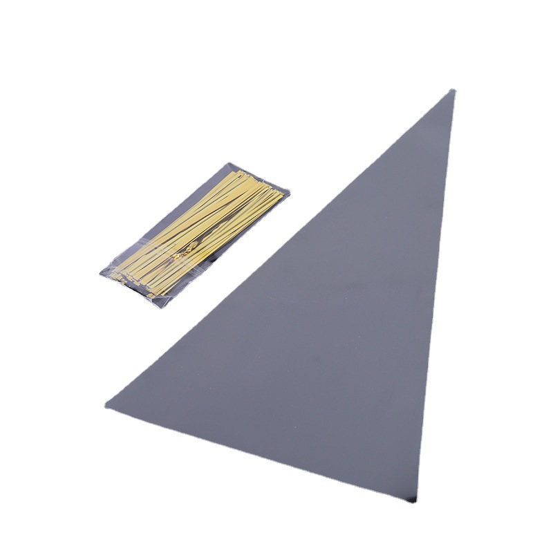 Supply OPP Film plastic bag creative transparent triangle bag candy food packaging bag manufacturers spot wholesale