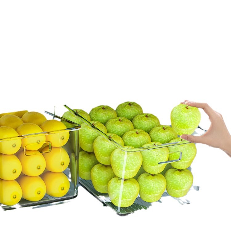 Refrigerator Storage Box Food Grade Drawer Type Fresh-keeping Box Special Food Vegetable and Fruit Storage Box