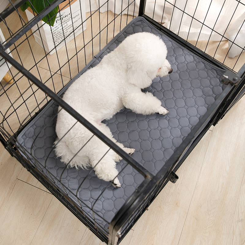 Pet urine mat, machine washable dog urine pad, anti-slip, water-absorbent, quick-drying, cat training reusable pet potty mat