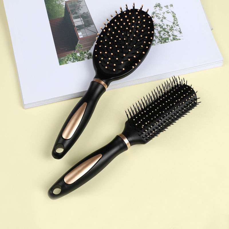 Factory direct men's and women's universal yellow head air cushion massage comb home airbag comb curly hair comb set a generation of hair