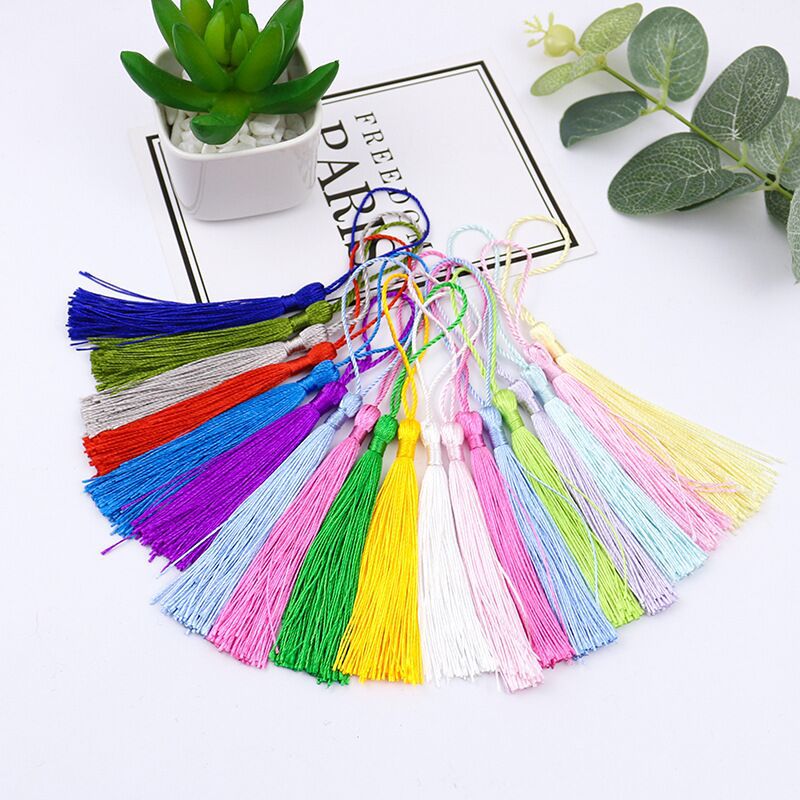 Bookmark Hanfu Vertical Small Tassel Sugar Box Invitation Rendering Long Streamers Sling Corsage Hair Accessories Streamers