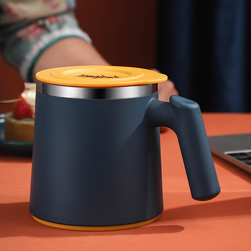 304 stainless steel mug high-looking coffee cup portable office insulation student water cup stainless steel cup customization
