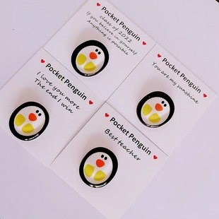 Cross-border New Hug Little Penguin Gift A Little Pocket Penguin Hug with greeting card