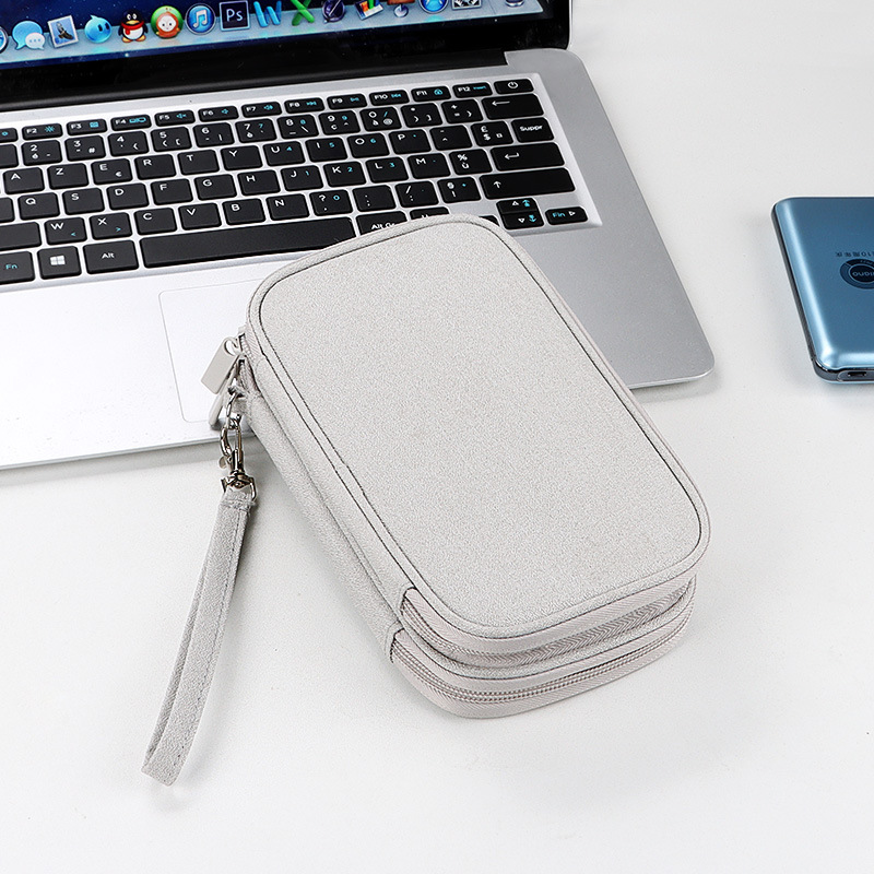 Digital accessories storage bag multi-layer power supply hard disk protection case charging treasure u disk shield earphones dustproof data cable