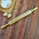 Christmas elk printing large 43cm rolling pin