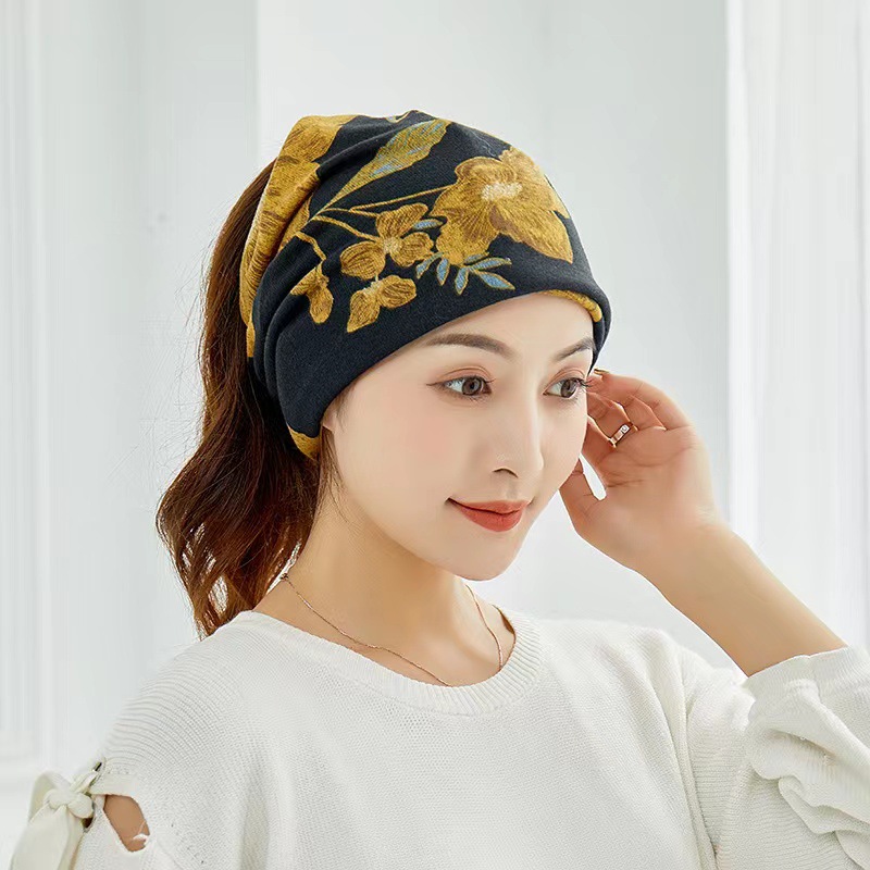 Cold-proof Warm-keeping Varied Neck Pullover Autumn and Winter Stack Cap Cashmere Neck Sleeve Multifunctional Knitted Men's and Women's Twisted Cap