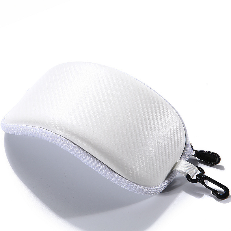 Ski goggles box outdoor anti-pressure anti-collision anti-rain riding motorcycle goggles zipper bag arc leather box