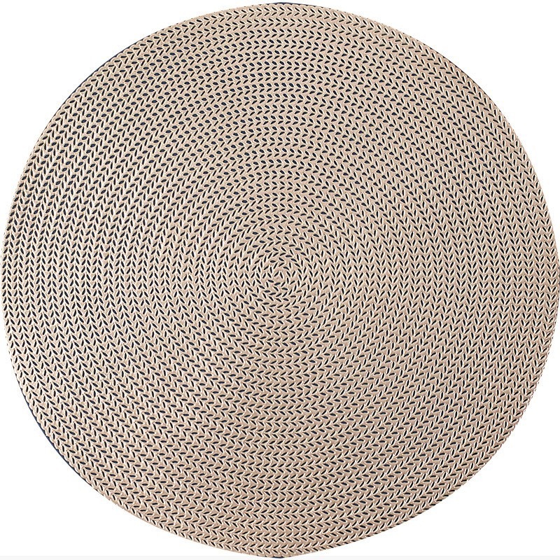 Round Hollow pvc Placemat Nordic Style Coaster Heat Insulated Table Mat Non-Slip Bowl Mat Cross-Border Wheat Western Placemat