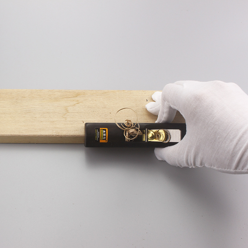 Trimming planing Chamfering planing Ebony woodworking diy tool manual planing removing corner wooden well square corner planing