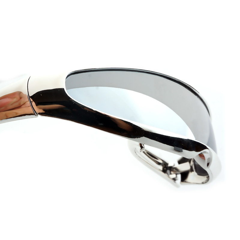 New Cross-border AliExpress Amazon X-Men Electroplated Frame Sunglasses Colorful One-word Riding Sunglasses