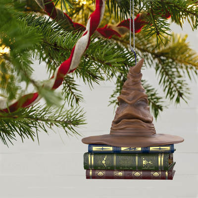 Cross-border Resin Decoration Pendant Harry Potter Sound Magic Hat Christmas Tree Decorations Resin Craft Ornaments