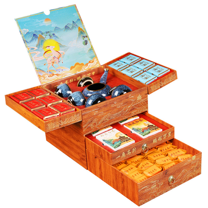 Oolong Tea Tea Dahongpao Cinnamon Narcissus Citriferous Peel White Tea Fuding White Tea Tea Gift Boxes High-end Giving People
