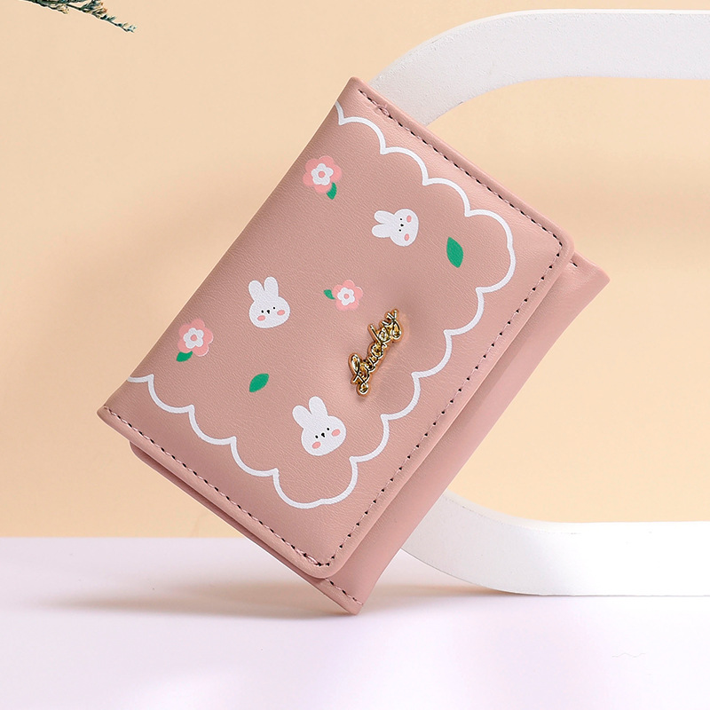 New Korean Style Small Wallet for Women, Short Handle, Fashion Student Purse, Minimalist Wallet, Bulk Selling