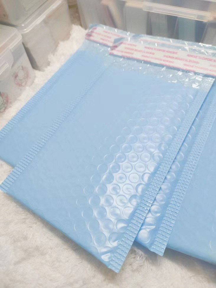 Purple Express Bubble Bag Thickened Mobile Phone Shell Packaging Jewelry Packing Bag Candy Color Packaging Self-adhesive Envelope Bag