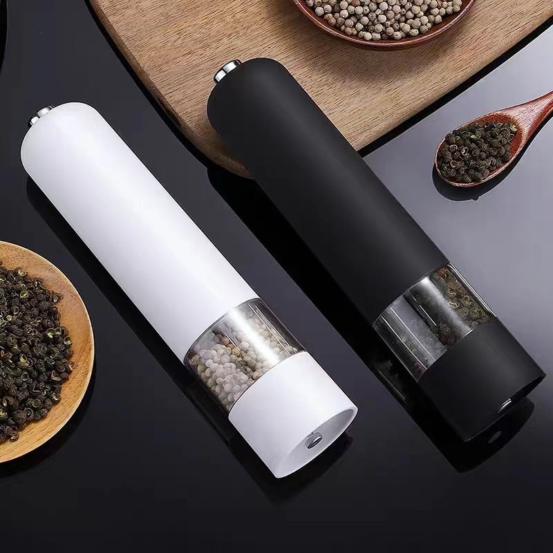 Pepper Mill Artifact Fried Steak Seasoning Tank Black Pepper Mill Electric Cross-border Sea Salt Mill