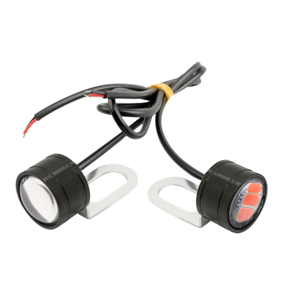 Motorcycle mirror light Eagle Eye LED day running light 3SMD 5730 jack-off scooter modified rearview mirror light flash