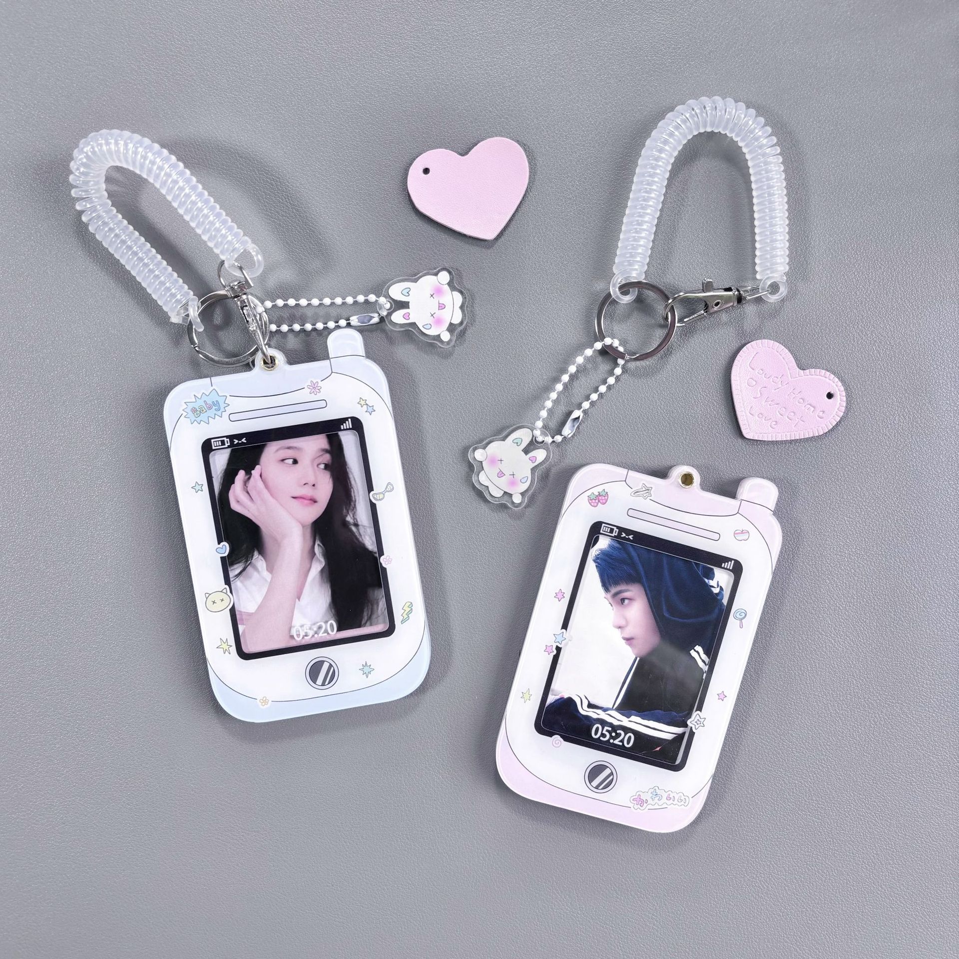 Original y2g mobile phone camera acrylic card holder small card card holder stand card holder small card protection card holder