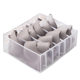 Underwear Storage Box Socks Underwear Three-in-One Household Drawer Storage Separate Box Wardrobe Clothes Pants Divided