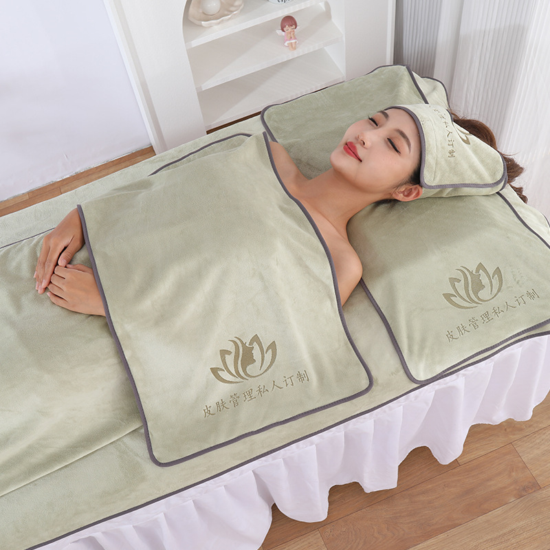 Special Towel Bath Towel for Beauty Salon Skin Management Bed Towel Soft Absorbent Large Towel Bath Skirt Headwear Logo