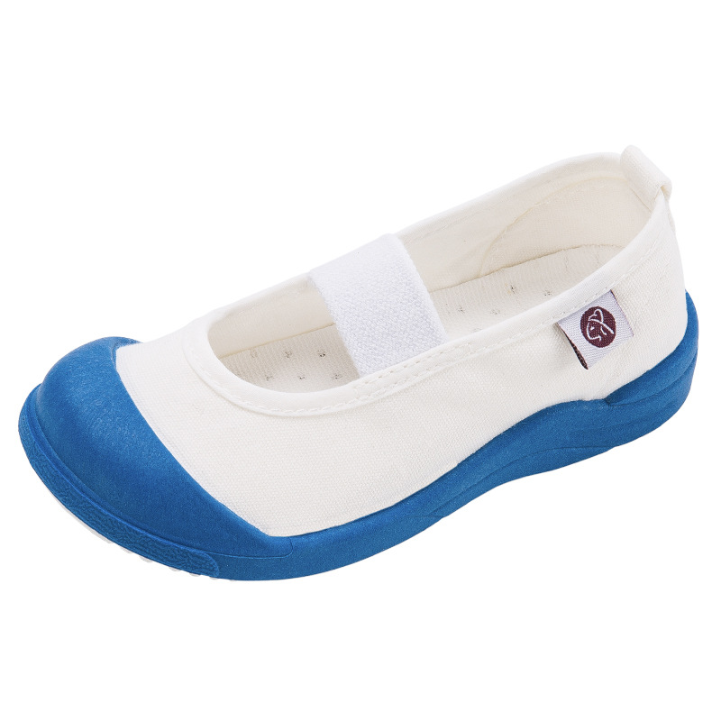 Baby Canvas Shoes Girls' Cloth Shoes Children's Kindergarten White Shoes Boys Children's Shoes Cloth Shoes Kindergarten Indoor Shoes