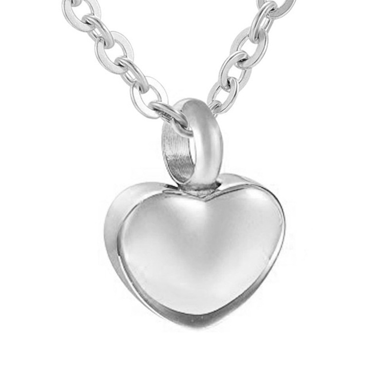 Peach heart love stainless steel can open pet relatives urn pendant necklace perfume bottle pendant wholesale