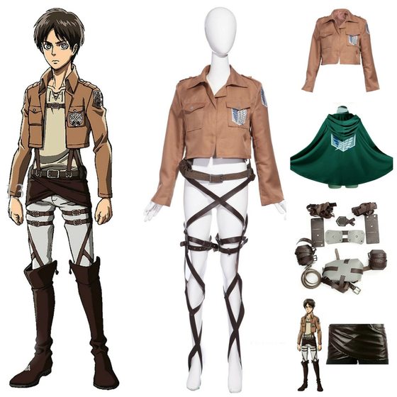 In stock attack giant cos clothing Allen three soldiers uniform nylon coat clothes adult same style suit