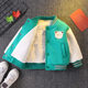 Boys' winter clothes plus velvet coat Western style baby boys' thickened baseball uniform children's cotton-padded jacket cotton-padded coat