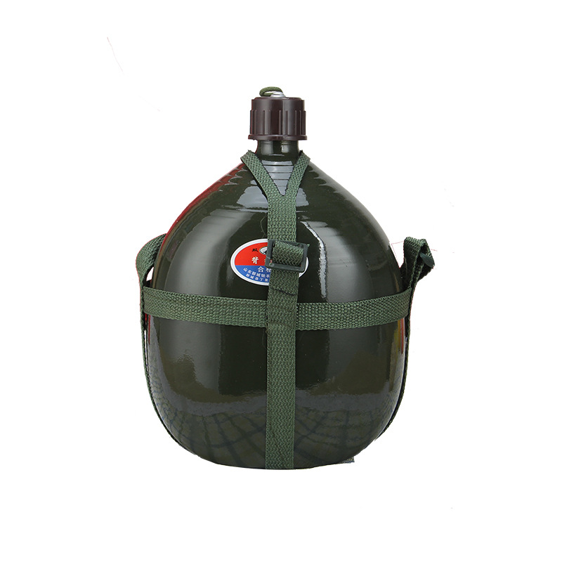 Old-fashioned Kettle Nostalgic Military Training Summer Camp Kettle Outdoor Field Sports Travel Large Capacity Aluminum Kettle Camping