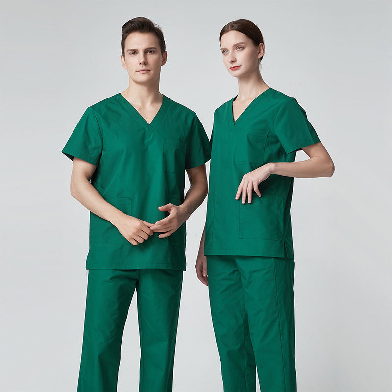 High-end Hand-washing Clothes Stretch Quick-drying Korean Style Pure Cotton Split Suit Doctor Brush Hand Clothes Surgical Work Clothes Surgical Clothes