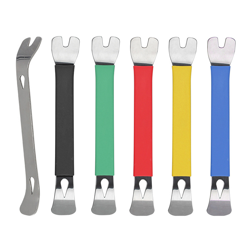 New Steel Pry car audio interior door panel sound insulation disassembly highlight mirror light surface stainless steel metal pry plate