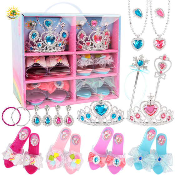 Vicki Fairy Tales Children's Play Home Cute Girls Exquisite Accessories Diverse DIY Princess Dress Up Mobile Phone Toy Box