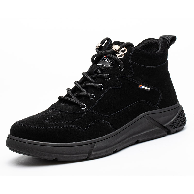 Wholesale winter labor protection cotton shoes men's steel Baotou lightweight non-slip wear-resistant anti-smashing anti-puncture soft-soled safety shoes for construction site