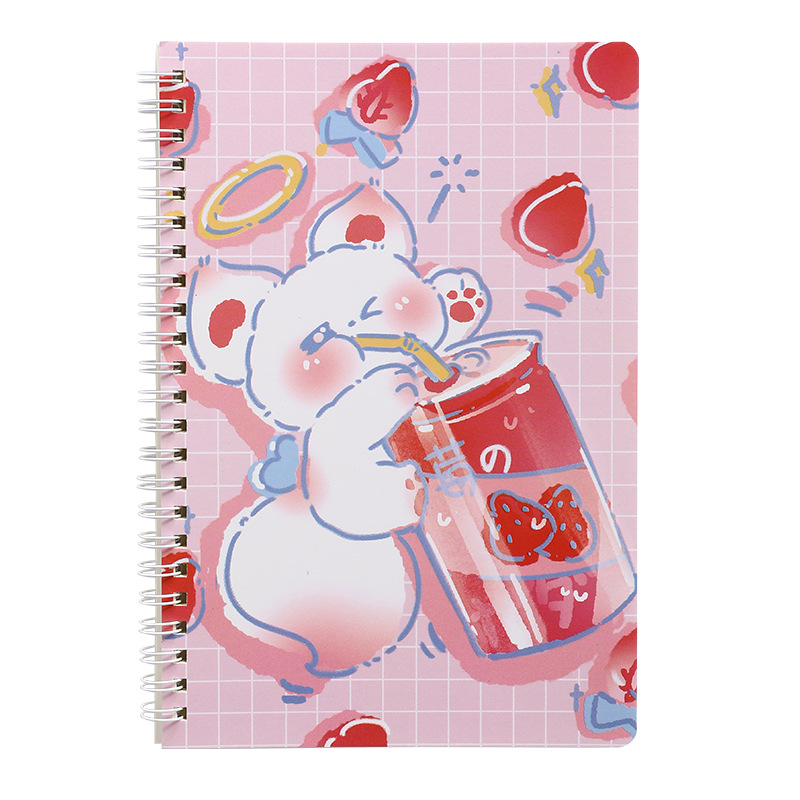 Cartoon coil book A5 Notebook student thickened cute coil book high color value eye protection notebook spot