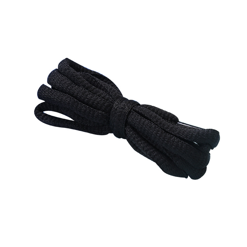 Semicircle shoelace sneaker basketball shoes men's and women's round color casual shoes flat shoelace white black shoe rope wholesale