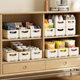 Retractable Cabinet Storage Box Drawer Type Snack Sundries Organizer Clothes Storage Box Deep Cabinet Right Angle Storage Box