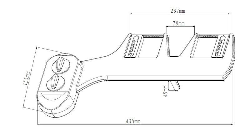 Amazonベストセラーシンプルな女性用衛生装置非電気インテリジェント便蓋お尻洗浄機コールドホットシングルスプレー|undefined